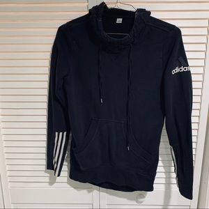Adidas Black and white Hoodie sweater